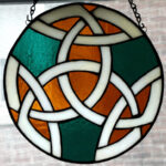 Celtic Circle in green and gold